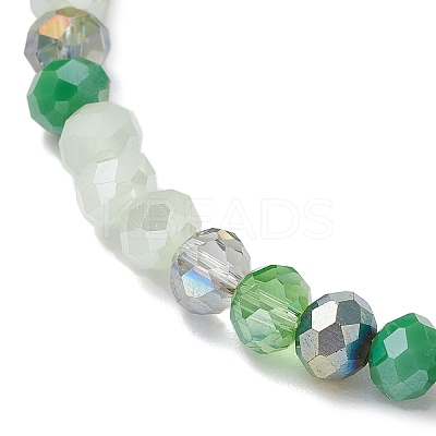 5Pcs Alloy Clover Charm Bracelets BJEW-JB11727-1