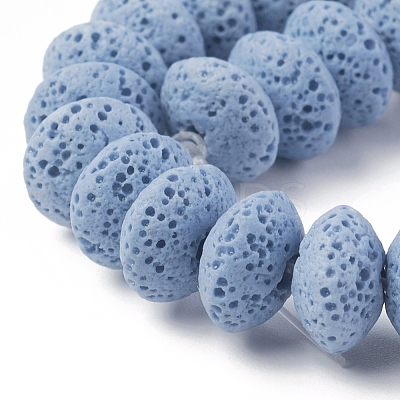 Natural Lava Rock Beads Strands G-F671-01B-07-1