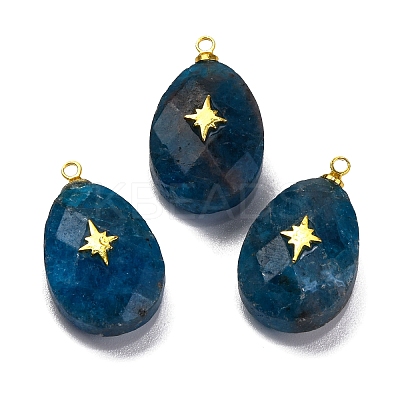 Natural Apatite Pendants G-B089-01G-03-1