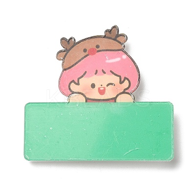 Christmas Theme Acrylic Brooch JEWB-E024-02P-03-1