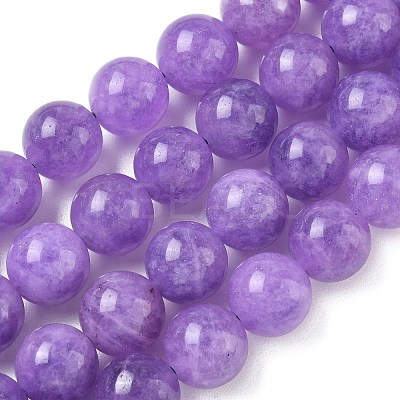 Dyed Natural Malaysia Jade Beads Strands G-G021-01D-01-1
