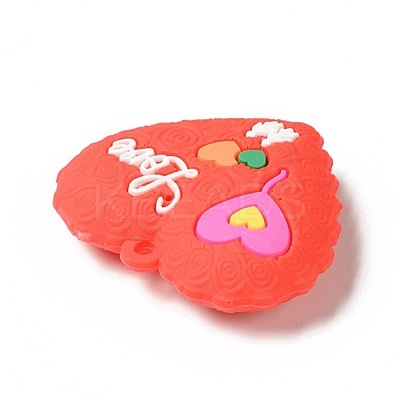 Opaque Resin Pendants RESI-D065-F02-1