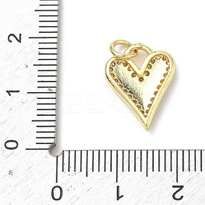Brass Micro Pave Cubic Zirconia Pendants KK-H255-23G-1