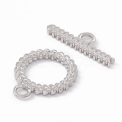 Non-Tarnish 304 Stainless Steel Toggle Clasps STAS-G299-03P-1