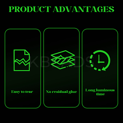 10M Luminous PET Adhesive Tape for Stage AJEW-SP0002-35A-01-1