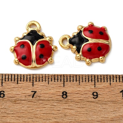 304 Stainless Steel Enamel Pendants STAS-L299-11G-01-1