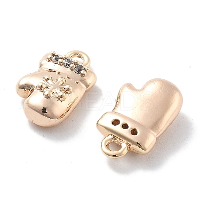 Micro Pave Clear Cubic Zirconia Pendants KK-M102-07G-1