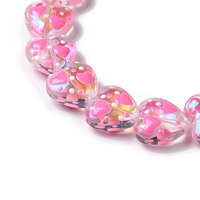 Handmade Glass Beads Strands LAMP-K037-09F-1