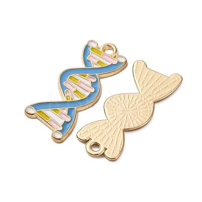 Chemistry Theme Alloy Enamel Pendants ENAM-V002-01K-KCG-1