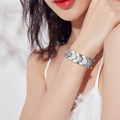 Stainless Steel Panther Chain Watch Band Bracelets JB673A-1