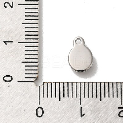 304 Stainless Steel Glass Pendants STAS-B074-02P-02-1