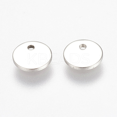 Non-Tarnish 304 Stainless Steel Stamping Blank Tag Charms LS-A-STAS-K149-03A-1