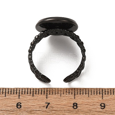 Curb Chains Shapes 304 Stainless Steel Ring Components STAS-P454-04D-B-1