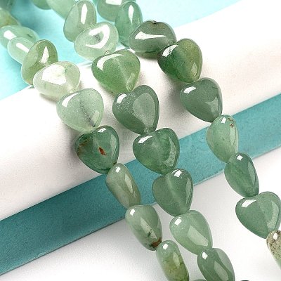 Natural Green Aventurine Beads Strands G-P528-C06-01-1