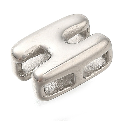 304 Stainless Steel Slide Charms STAS-B075-37P-H-1