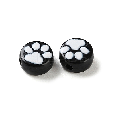 Opaque Acrylic Beads OACR-Z027-04B-01-1