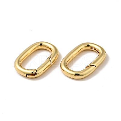 Brass Spring Gate Rings X-KK-J301-07B-1