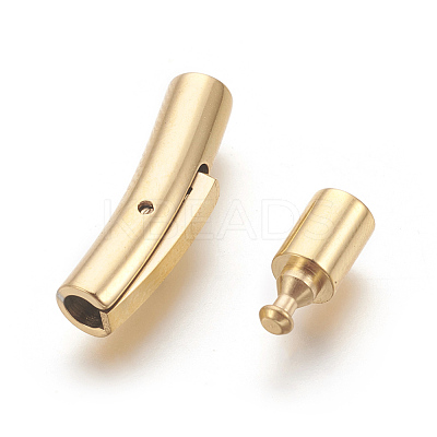 304 Stainless Steel Bayonet Clasps STAS-F184-A01-3mm-1