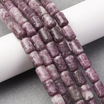 Natural Lepidolite Beads Strands G-F808-B01-01-1