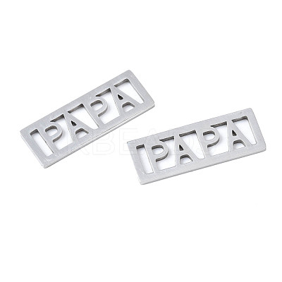 Tarnish Resistant 201 Stainless Steel Filigree Joiners STAS-T044-276P-1