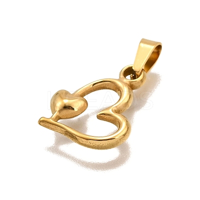 304 Stainless Steel Pendants STAS-B086-05G-1