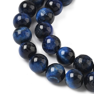 Grade B Natural Tiger Eye Beads Strands LS-G-F591-18-8mm-01-1