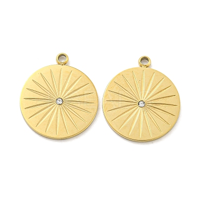 PVD Vacuum Plating 304 Stainless Steel Pendants STAS-L278-022G-1