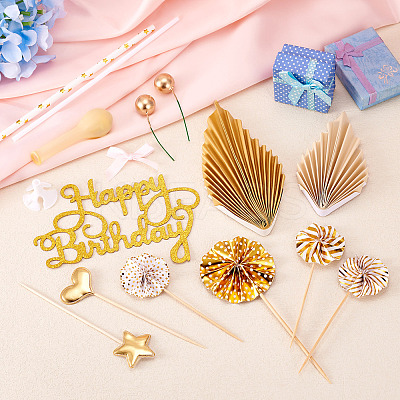 DIY Glitter Paper Birthday Crafts Accessories DIY-TA0010-57-1