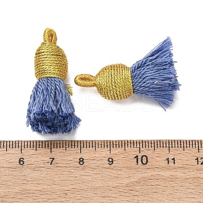 Cotton Tassel Pendants FIND-D302-02G-1