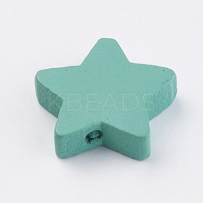Natural Wood Beads WOOD-Q030-27-1
