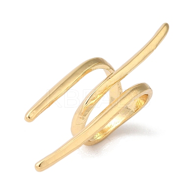 Alloy Open Cuff Rings for Women RJEW-S412-04G-04-1