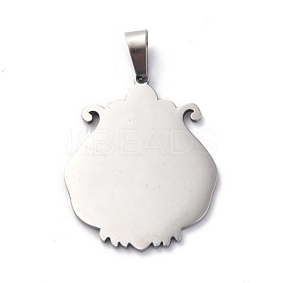 Non-Tarnish 201 Stainless Steel Pendants LS-STAS-C062-04P-1