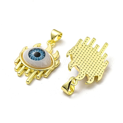 Real 18K Gold Plated Brass Pendants KK-L209-001G-07-1