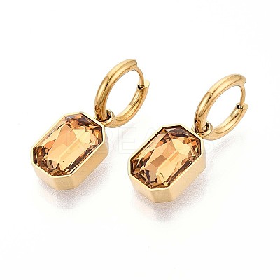 304 Stainless Steel Hoop Earrings EJEW-T047-14G-B-1