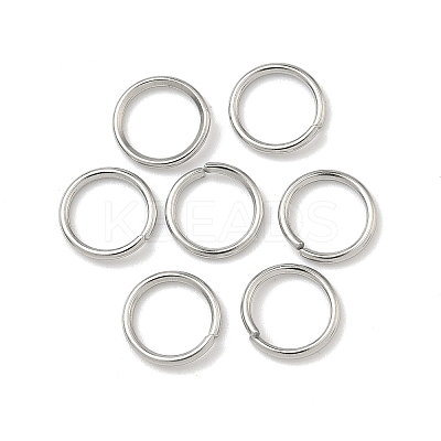 Tarnish Resistant 304 Stainless Steel Open Jump Rings STAS-E067-07-9mm-1