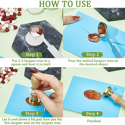 110Pcs Flower Sealing Wax Particles DIY-CP0009-36-1