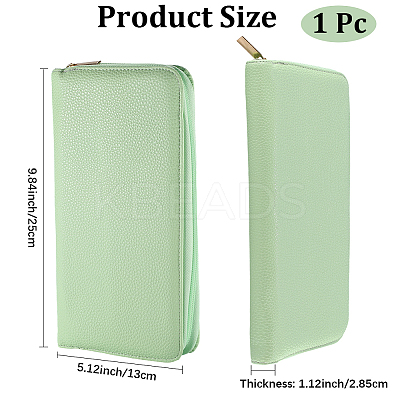PU Leather Jewelry Zipper Bags ABAG-WH20001-24A-1