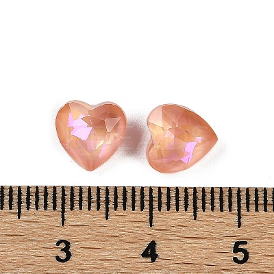 Pointed Back Glass Rhinestone Cabochons GGLA-S003-02C-1