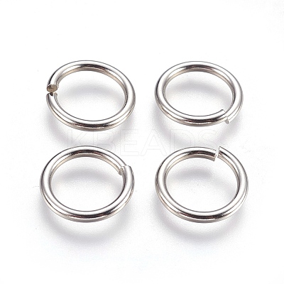 Tarnish Resistant 304 Stainless Steel Saw Cut Open Jump Rings STAS-P212-25P-15-1