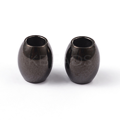 Barrel Ion Plating(IP) 304 Stainless Steel Spacer Beads STAS-L176-03B-1