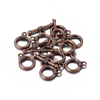 Tibetan Style Alloy Toggle Clasps LS-X-RLF0034Y-NF-1