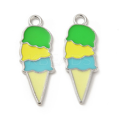 Summer Theme Alloy Enamel Pendants LS-ENAM-B050-07P-05-1