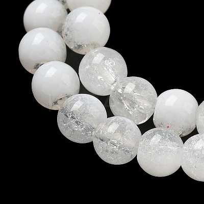 Crackle Glass Beads Strands GLAA-U001-6mm-07-1