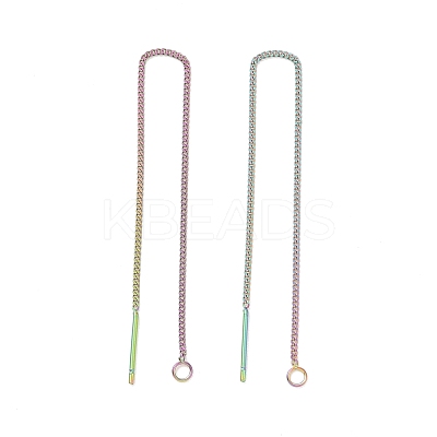 Ion Plating(IP) 304 Stainless Steel Stud Earring Finding STAS-E161-07RC-1