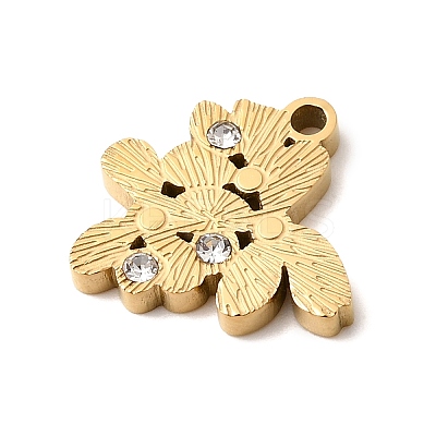304 Stainless Steel Pendants STAS-K297-02C-G-1