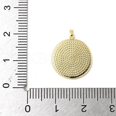 Brass Enamel Pendants KK-C110-26G-03-1
