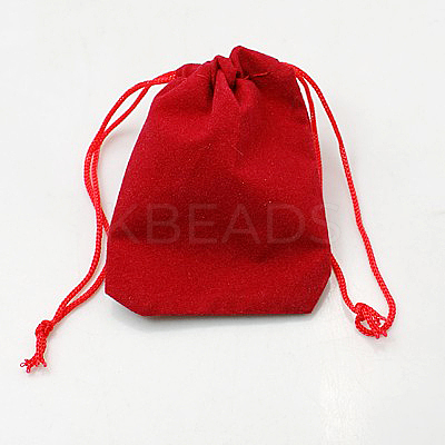 Velvet Cloth Drawstring Bags TP-C001-50x70mm-2-1