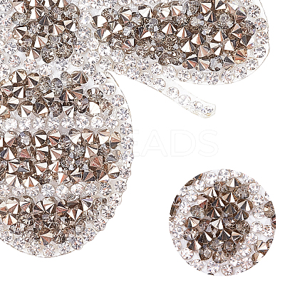 Glitter Hotfix Rhinestone Iron on Patches DIY-PH0003-06-1