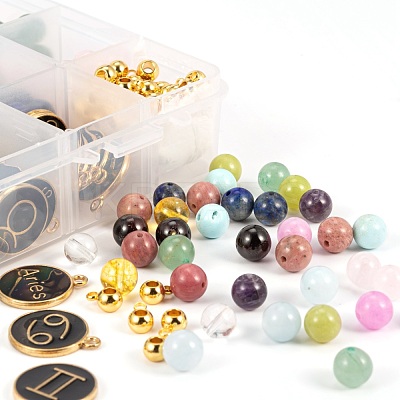 DIY Birthstone Bracelets Jewelry Making Kits G-LS0001-61-1