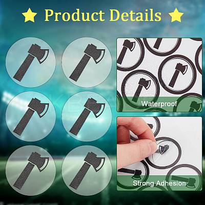 PVC Plastic Waterproof Stickers DIY-WH0386-18E-1